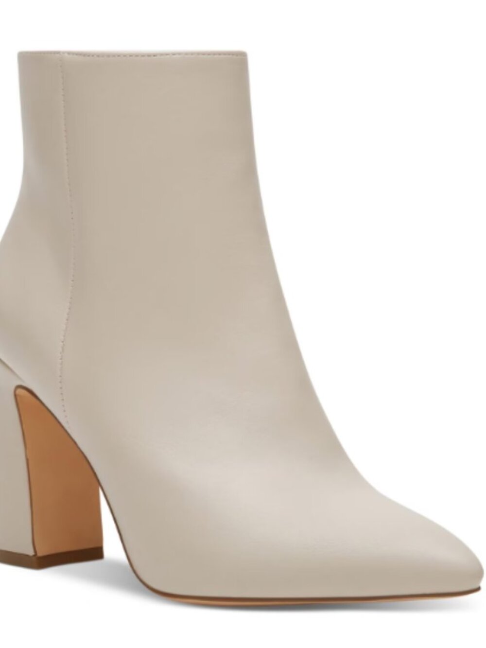 Madden Girl Womens Bonnie Faux Leather Block Heel Booties